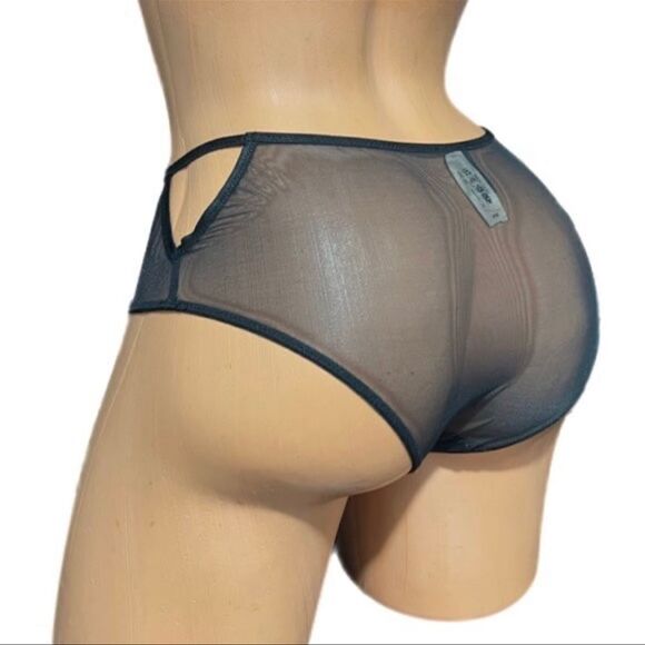 Victorias Secret Sold Out Super Sexy Sheer Mesh Hiphuggerpanty Black Medium - Picture 1 of 4